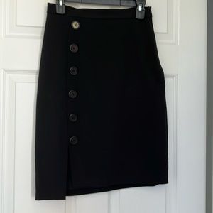 Black pencil skirt